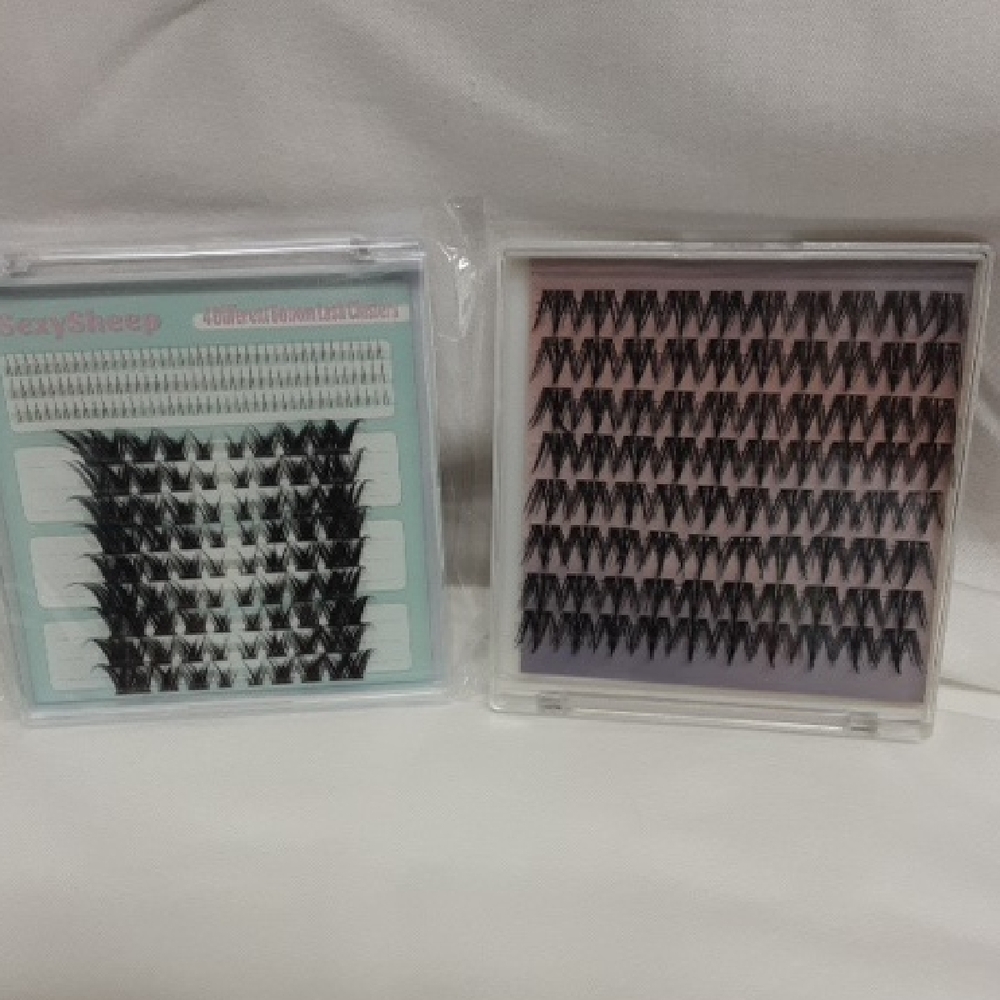Individual False Eyelash Cluster Tray Set - Black